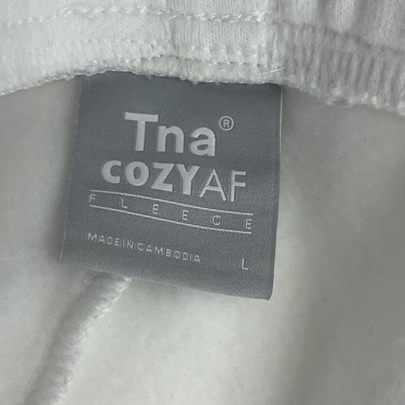 TNA White Jogger - Sweatpants (Size Large) - Picture 2 of 3